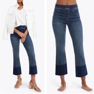 Spanx Cropped Flare Denim Medium Wash Women’s Small